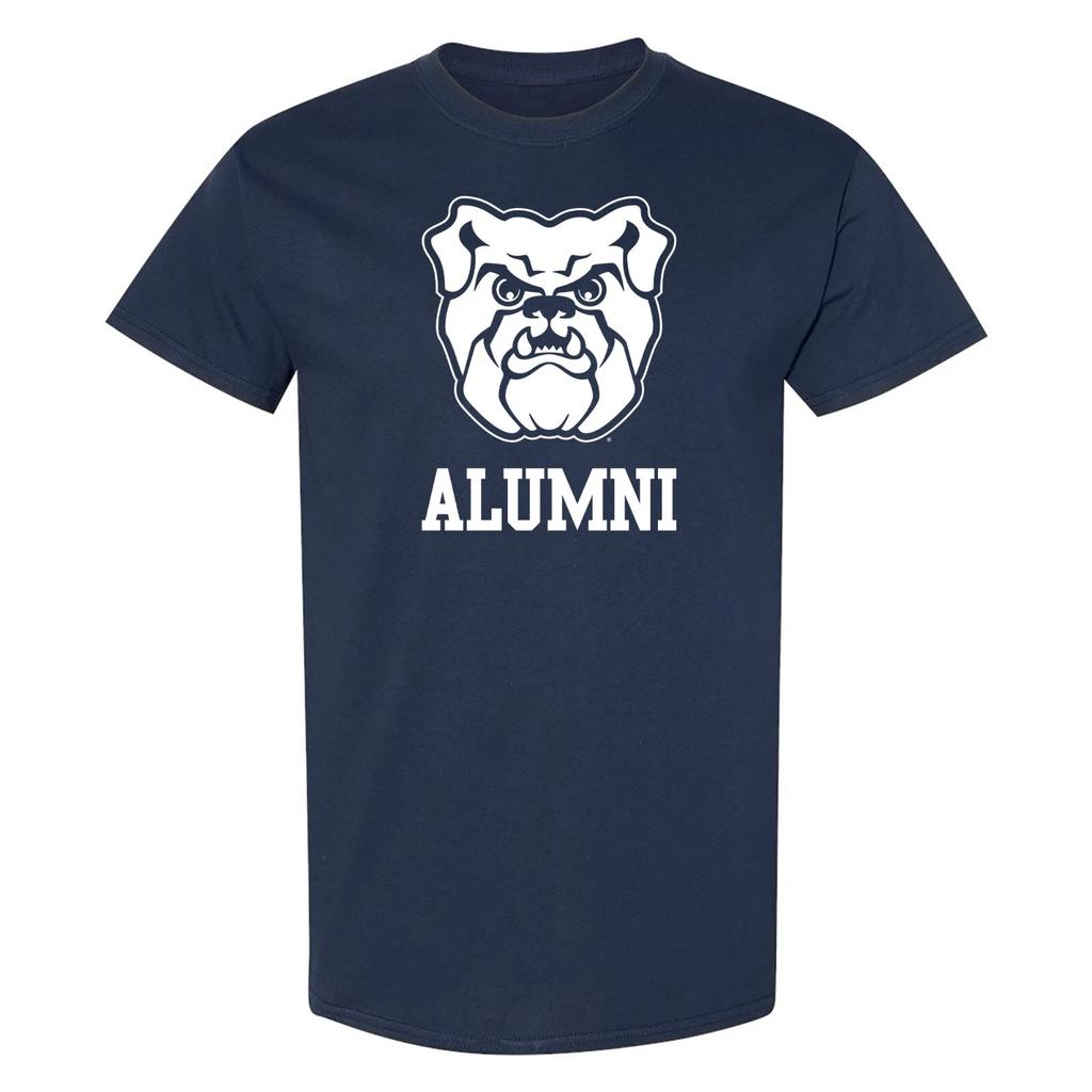 Butler Bulldogs Primary Logo Alumni University College Team T-Shirt - Navy