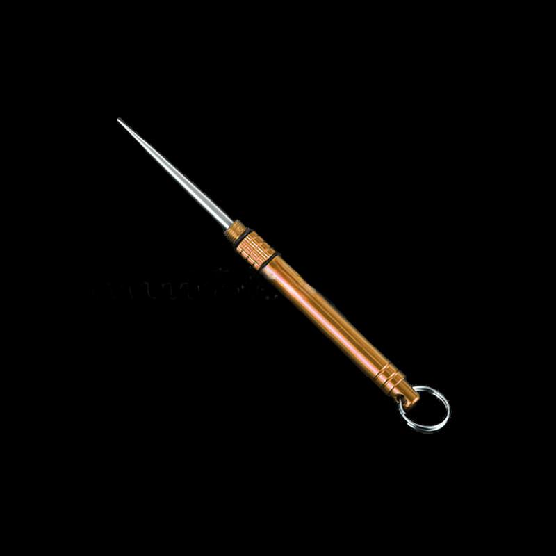 Многоразовая карманная зубочистка, титановый сплав золотой