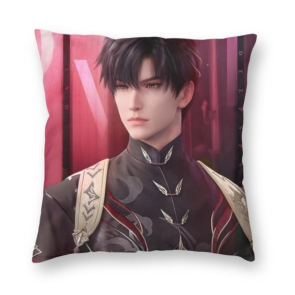 Love And Deepspace Zayne Pillowcase Double-sided Printing Polyester Cushion Cover Decor Throw Pillow Case Cover Home Zipper