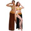 Erotic Underwear, Sexy Long Dress of Arab Dancers, Large Size, Three-point Erotic Nightgown for European and American Women