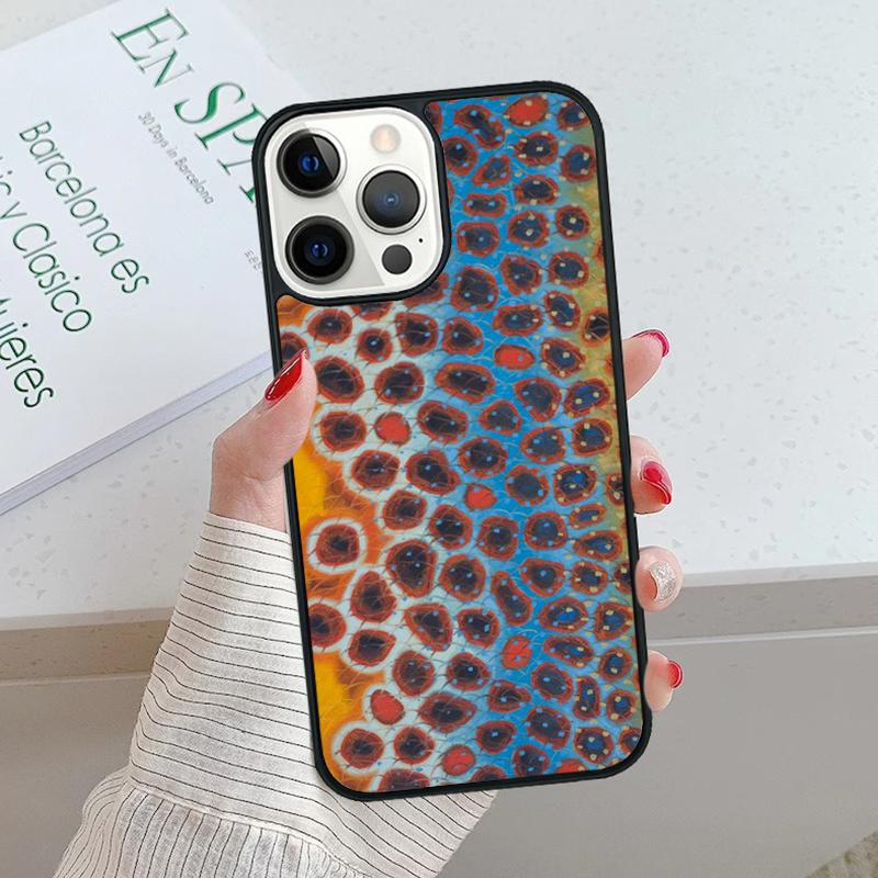 Brown Trout Fly Fishing Phone Case cover For iPhone 17 Air 15 16 16e 14 13 Pro Max Coque 12 11 Pro Max For Apple PLUS fundas