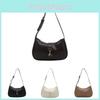 Color Solid Mini Designer Handbag Zipper Closure Inner Pouch Women Travel Bags
