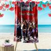 Name Custom Band Poster Aerosmith Print Beach Towel, Large Soft Quick Dry Towel for Beach Camping Swimming
