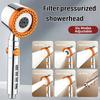 5 Spray ABS Portable Shower Head High Pressure Large Flow Spa Filtered Shower Heads with Stop Button Universal Bathroom Nozzle