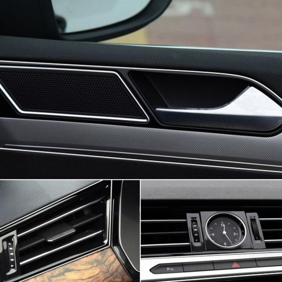 Moulding Trim Super Elasticity Direct Replacement Wear-resistant Electroplating Flexible Decorate Waterproof DIY Car Interior Moulding Trim Decorative