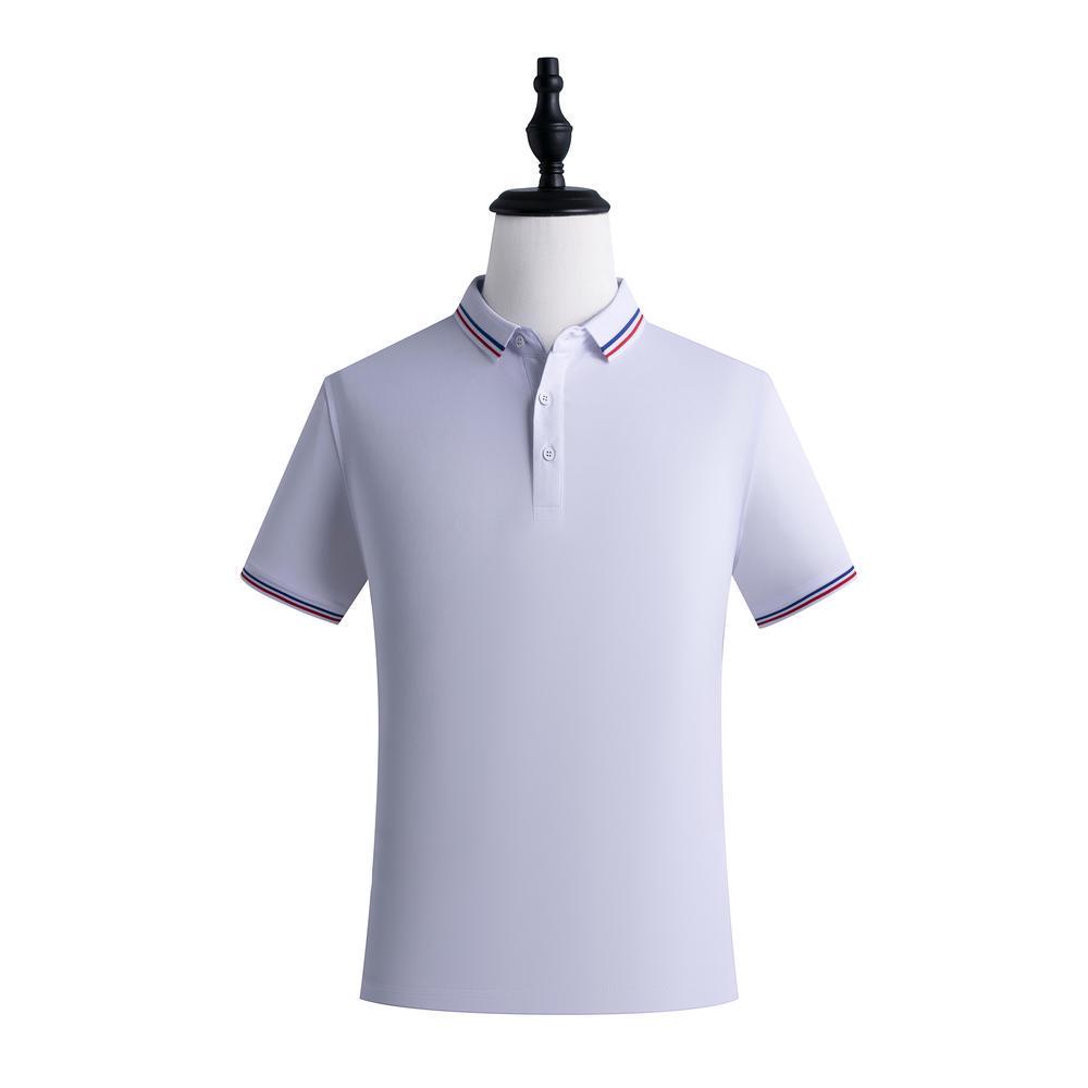 Custom Logo Quick Dry Short Sleeve Ice Silk Polo Shirt for Work or Advertising