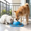 Tigela para Cães Alimentador Lento para Petiscos Líquidos, Tigela para Cães com Bola de Lamber, Tigela de Lamber para Cães para Comer com Segurança, Caldo de Ossos, Iogurte, Cão Molhado