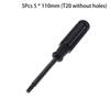 5Pcs Small Screwdriver For T15 For T20 For T25 For T30 For Torx Head Tamper Proof Security Screw Bolt Hole Screwdriver