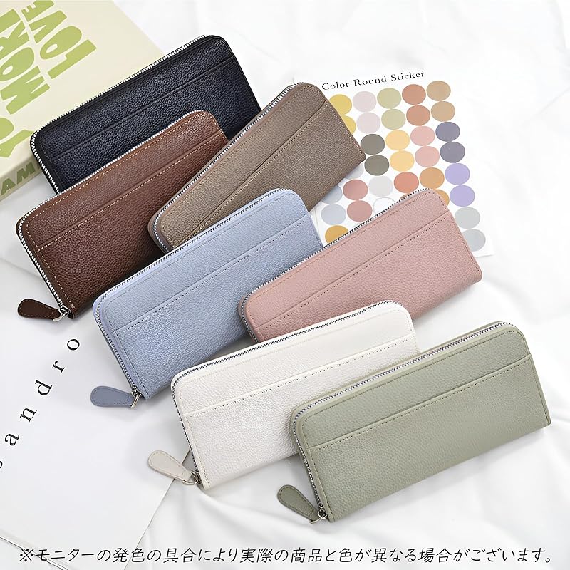 [TOEDNNQI] wallet ladies long wallet large capacity Bellows BOX type coin purse garcon Can store smartphone multifunctional wallet gift present