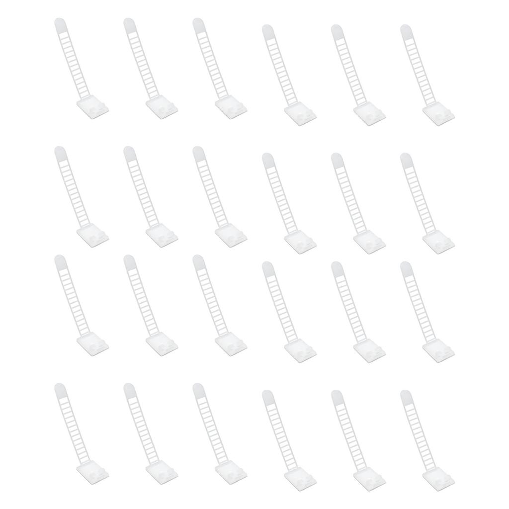 24 Pcs Garland Hangers Adjustable Length Self Adhesive Nylon Non Slip Xmas Garland Stocking Holder