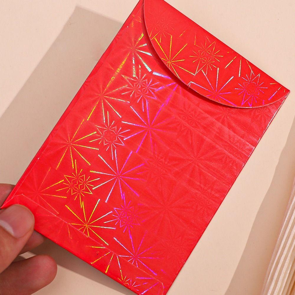 6Pcs Cute Snake Year Red Envelope Bag Cartooon 2025 Red Pocket New Year Red Packet  Blessing Gift