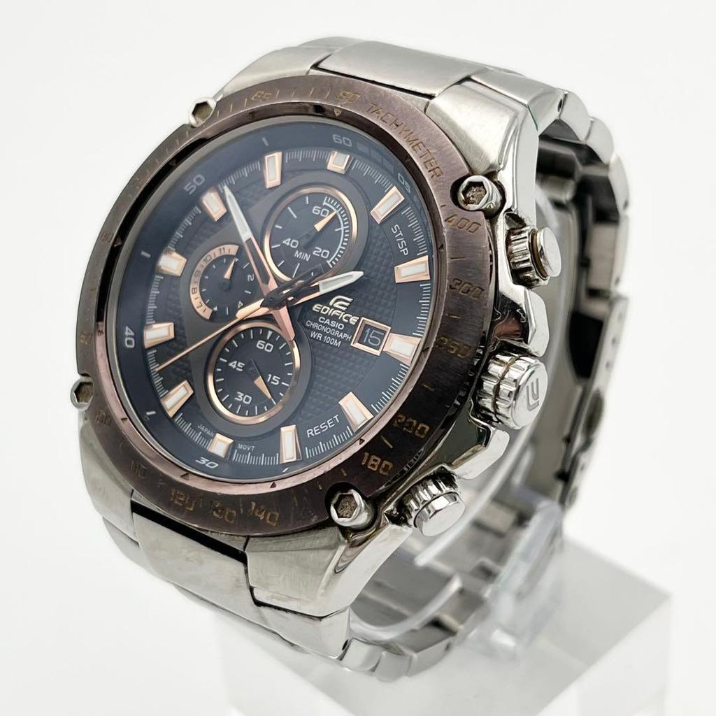 Used CASIO EDIFICE Chronograph Men's Watch Collaboration Sapphire Glass