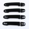 For Toyota Aqua Prius C 2011 2012 2013 2014 2015 2016 2017 ABS Chrome Carbon Door Handle Cover Trims Car Styling Accessories