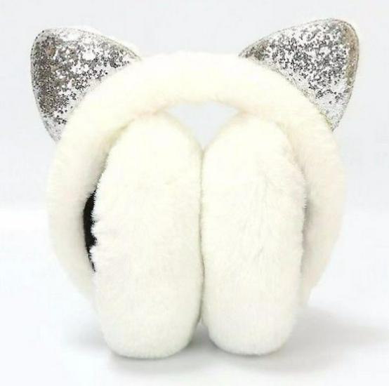 Zimní plyšové náušníky s kočičími oušky pro ženy a studenty