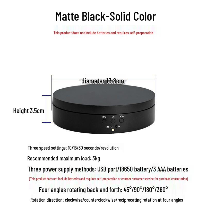 360° Rotating Electric Display Stand for E-commerce and Live Streaming