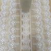 White Retro Lace Mesh Shawl: French Embroidered Decorative Table Runner