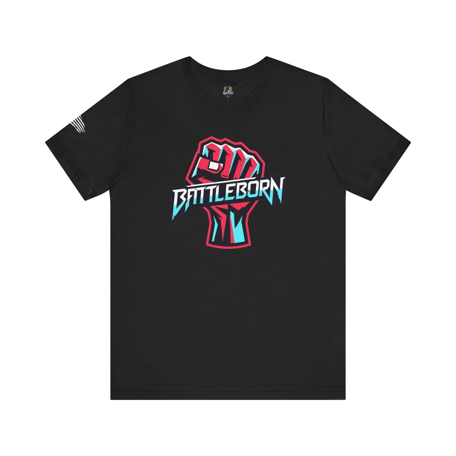 Battleborn Graphic Unisex Tee - Empowering Short Sleeve T-Shirt 3XL