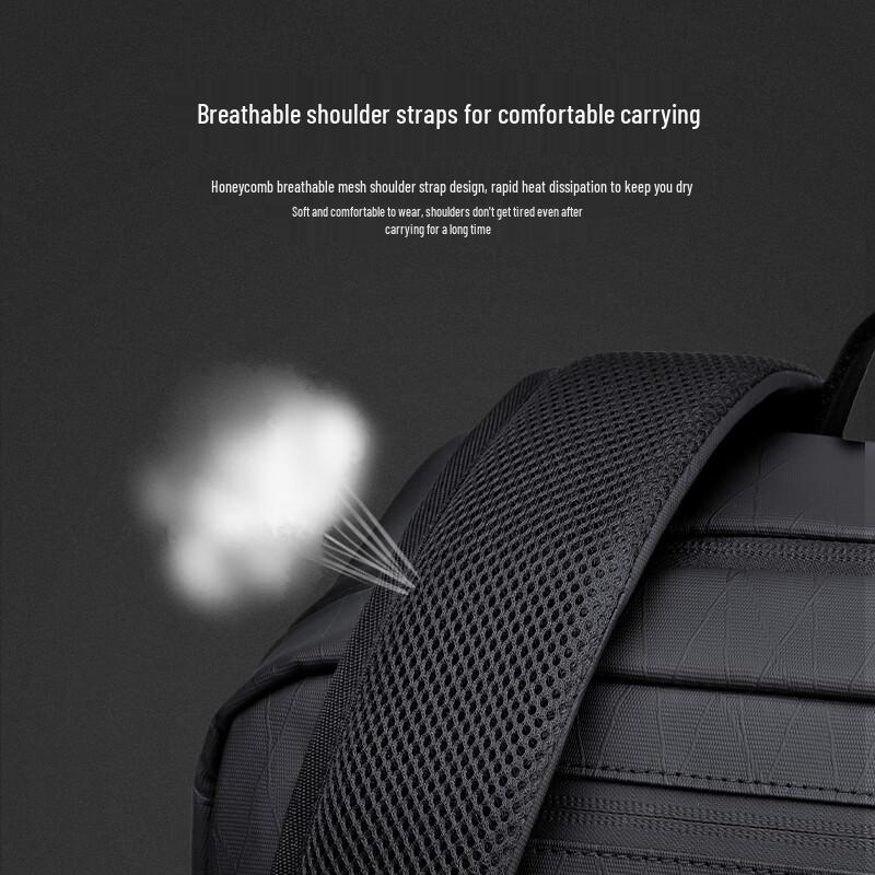 POLO Herren Rucksack für Business-Laptop mit großem Fassungsvermögen