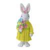 Easter Bunny Figurine Resin Woven Rabbit Statue Party Background Decor Accessory