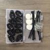 10 Pack Self-Adhesive Desktop Cable  Management Elastic Cord Organizer Cable Clips  Indoor