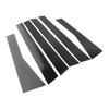 New 6Pcs/Set Black Pillar Posts Door Window Trim Cover For Subaru Forester 2019-2023