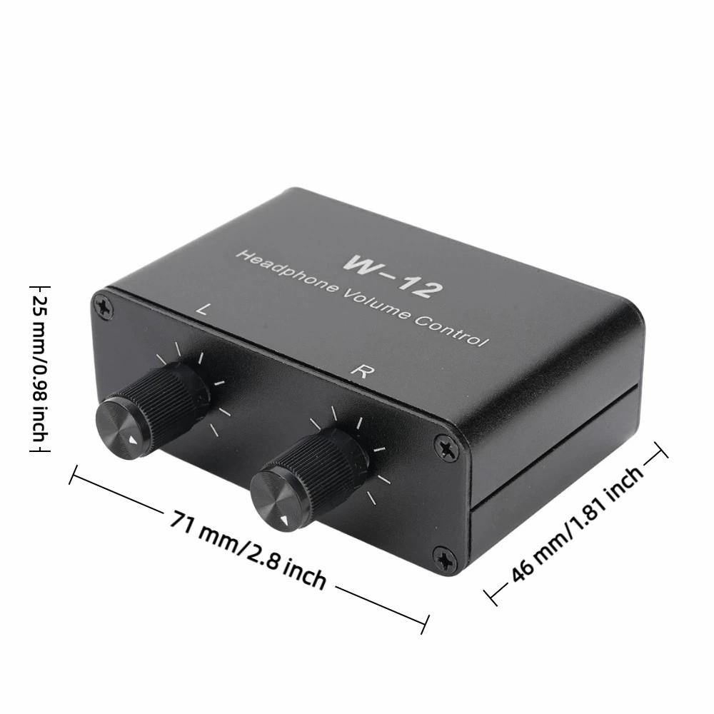 Clear Sound Quality Stereo Volume Controller Headphones Volume Attenuator for Audio Systems