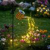 Watering Can Solar Light Hummingbird Watering Can LED Solar Lights Waterproof Garden Decor Ambient Lighting for Outdoor Patio