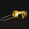 Wholesale Night Fishing Tea Wax Lantern Fishing Lamp Aluminum Alloy Atmosphere Small Horse Lantern Golden Camping Hanging Candle