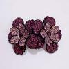 Fashion Rhinestone Flower Hair Clip for Women Korean Style New Headwear Female Top Hair Accessories Mother's Curly Hairpins