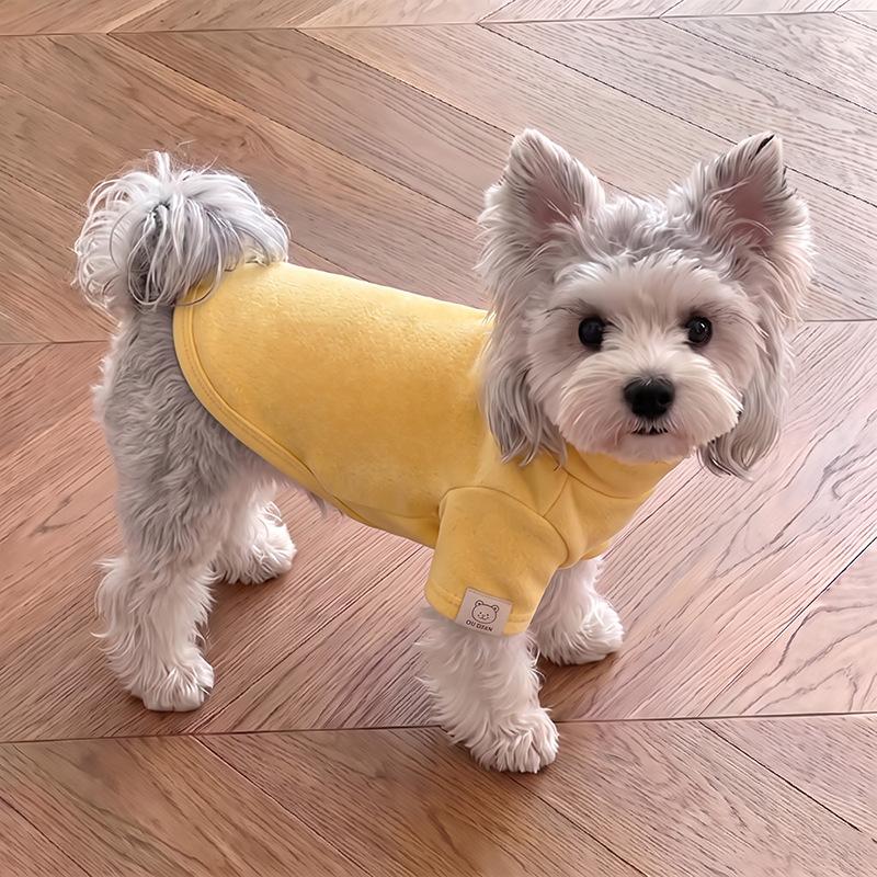 Dog clothes autumn and winter than bear teddy puppet small dog cat pet anti-hair German velvet two feet bottoming pajamas