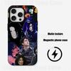 N-Nine-inch N-Nails Slim Matte Magnetic For Case For Iphone 17,16,15,14,13,12,11 Pro Max Mini Plus New Frosted Soft Shell