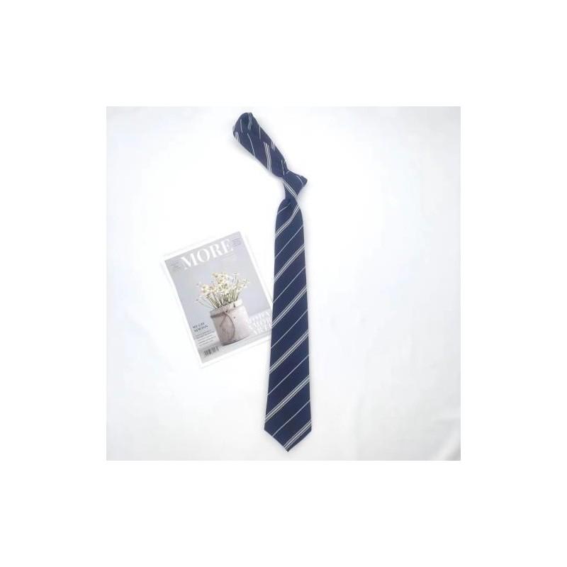 Jk Style Children Striped Tie With Cotton Material For School Uniforms