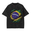 Morocco Flag Moroccan Washed T Shirts Streetwear  Novelty TShirts  Tees for Men Women Short Sleeve Harajuku Graphic Printed