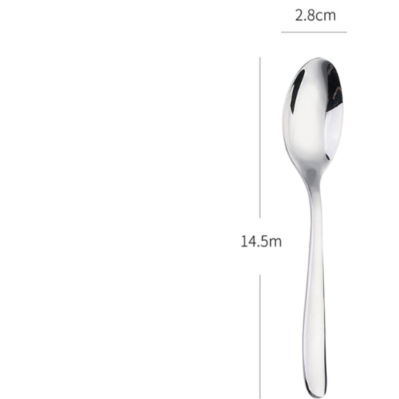 HANYANG Steak Knife and Fork Western Knife, Fork and Spoon Simple Wind Gold Stirring Spoon Western Tableware