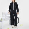 Fila Tennis Loose Fit Zip Knit Hooded Long Sleeve Jacket Women jackets A11W613513F-NV
