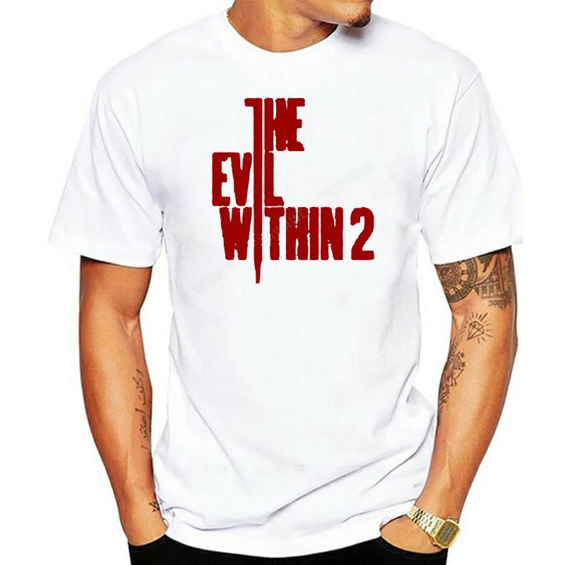 

The Evil Within 2 Famous Survival Horror Game Fashion TShirt Short Sleeve Hip Hop Tee T Shirt Top ONeck fuuny Tee Shirts S