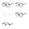 1.56 Aspheric Blue Light Blocking Square Myopia Glasses TR90 Prescription Frames For Women Men With Cylinder 0 To -6.0