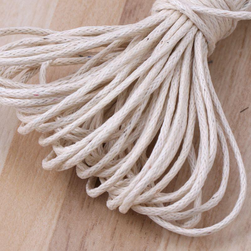 1mm Waxed Cotton Cord Baby Teether Accessories 5m Line For DIY Jewelry Making