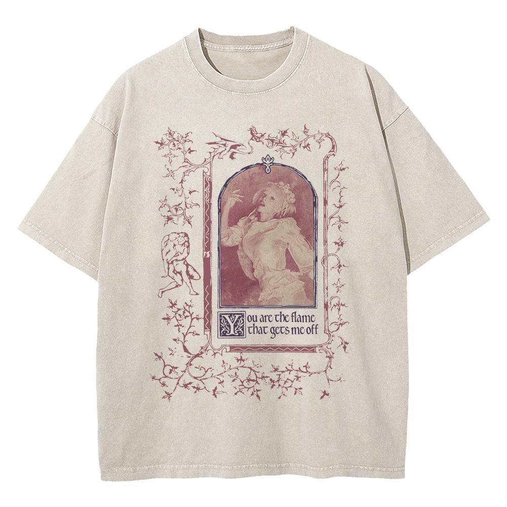 100% Baumwolle Vintage Gewaschen Album Heads Melanie Martinez T-Shirt 2026 Mode Herren/Damen Männlich Säurewäsche Tees