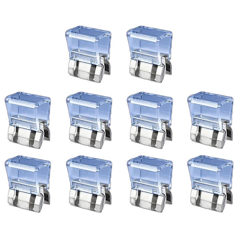 1-10Pcs Detachable Anti Sliding Trouser Clip No Sew Invisible Pants Leg Fixing Buckle DIY Portable Sewing Craft Clothing Clips