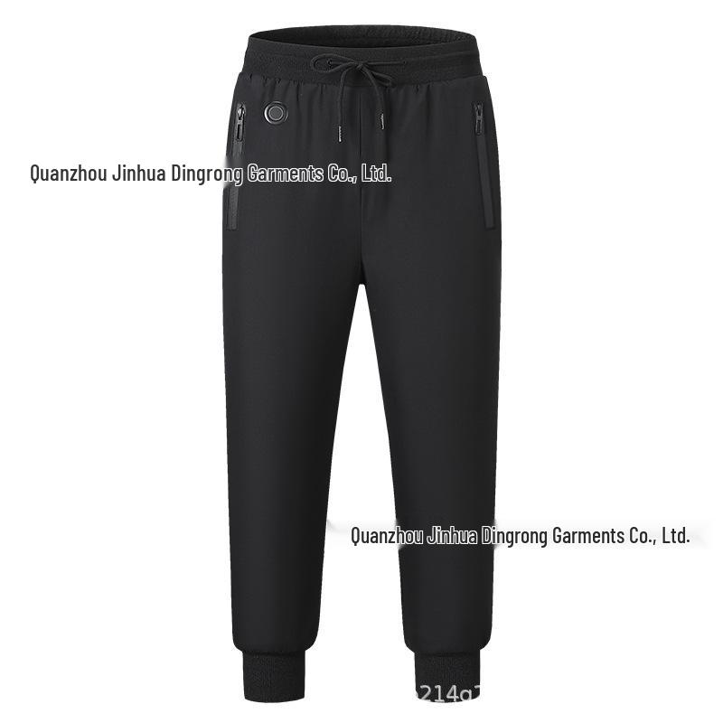 Чоловічі та жіночі бавовняні штани з підігрівом – 8 зон контролю температури, морозостійкі, щільні, з манжетами, довгі.