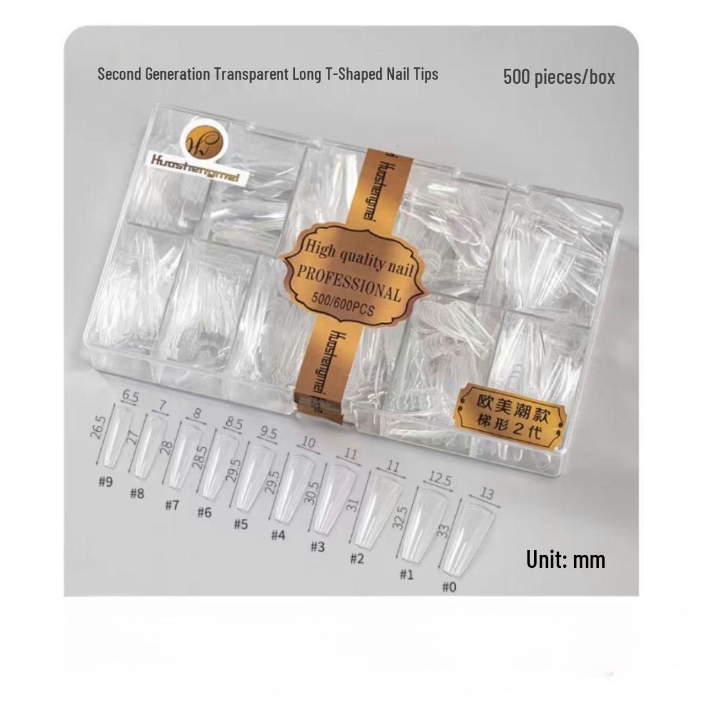 

Ultra-Thin Seamless Wearable Fake Nail Tip Extensions