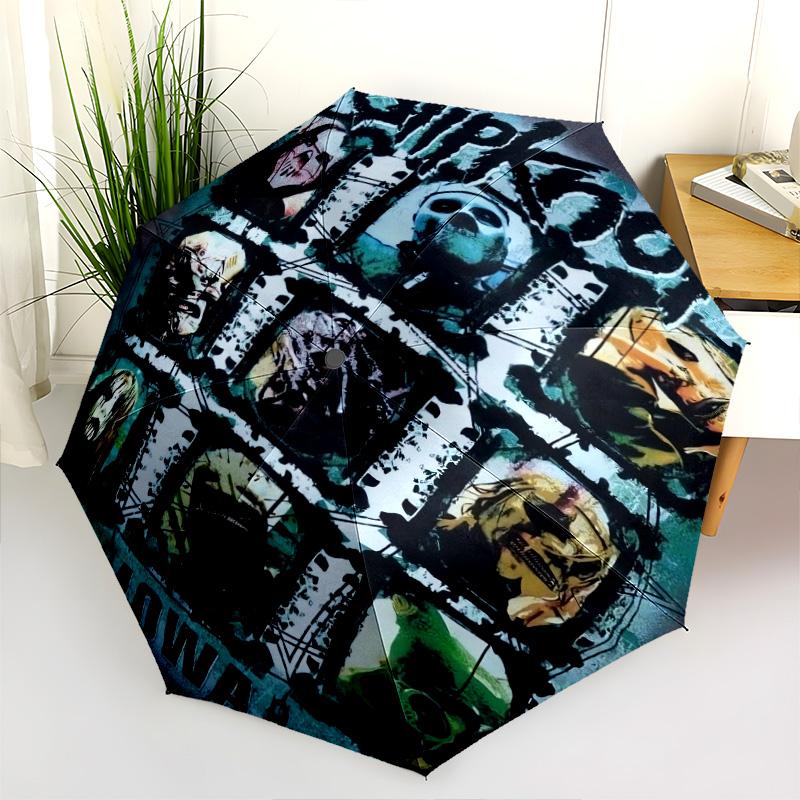 Slipknot: All Hope Gone Folding umbrella 8 paraphenoid bones durable Umbrella Sun umbrella Umbrella