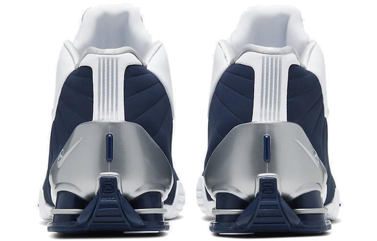 Nike Shox BB4 White Silver Navy AT7843-100