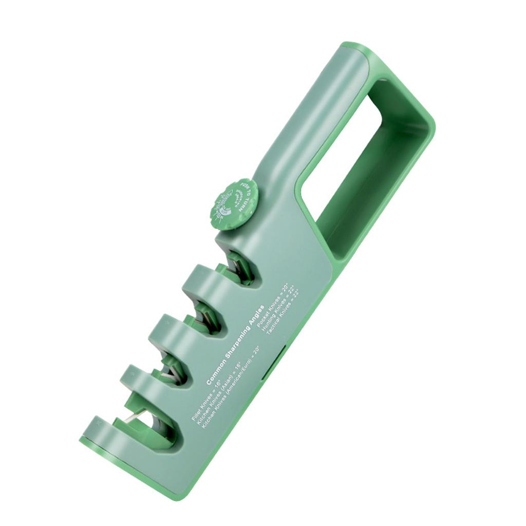 For Home Cooking 4 Slot Sharpener For Professional Use White Holder Solid ABS Plastic Ergonomic Handle High-Quality Materials