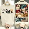 Plus Size Demon Slayer Anime Printed Unisex Women Summer Tshirt Casual Parent Child Tops Fashion Harajuku Style Street Wear Y2K