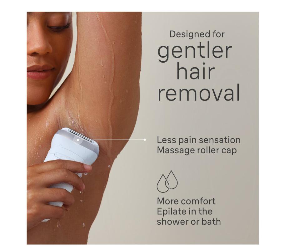 Braun Epilator | SE7-041 Silk épil 7 | Power levels 2 | Wet & Dry | White/Silver