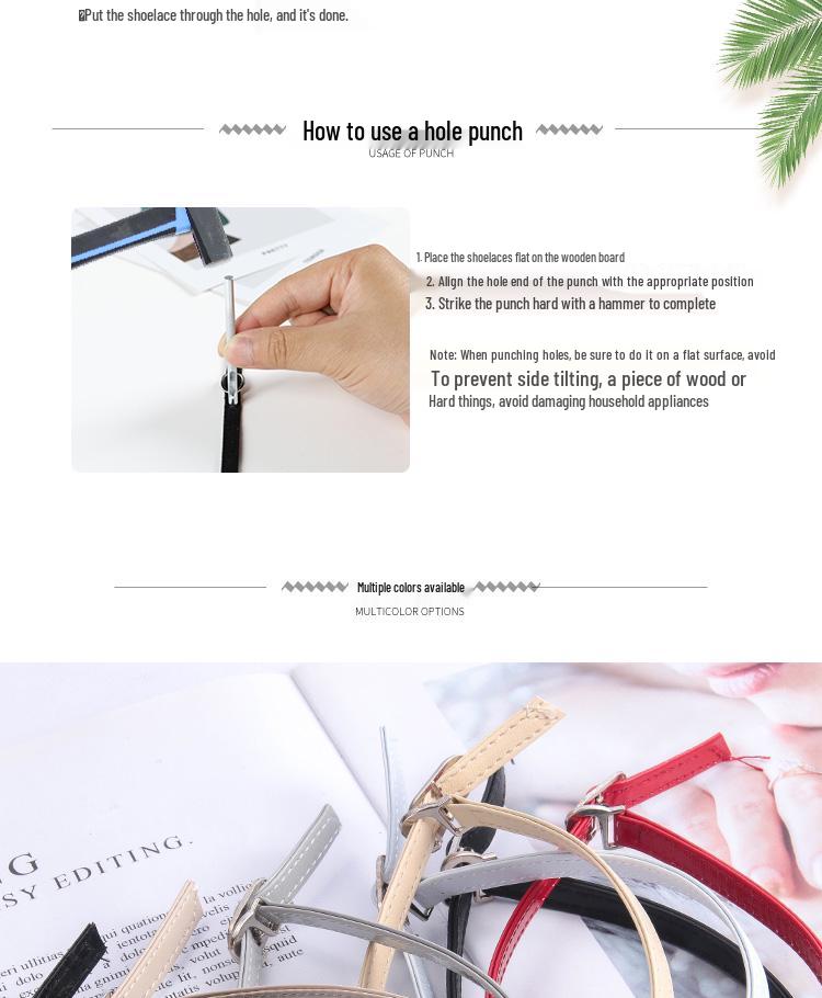 Non-Slip High Heel Strap with Suede Matte Finish - Secure Tie-Up Buckle Design