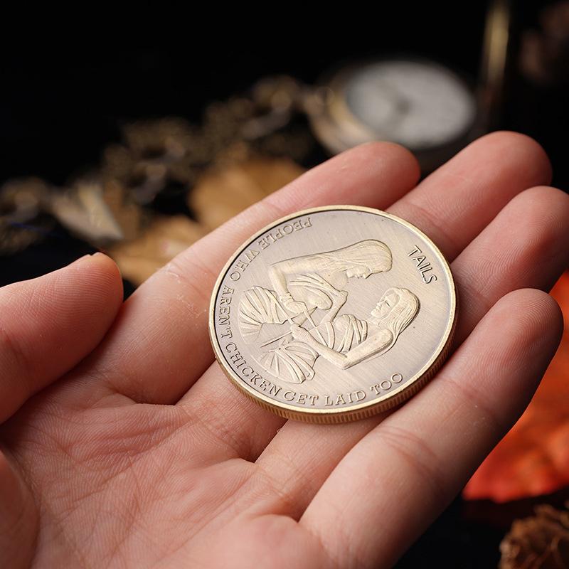 Coin Album Toy Novelty Unique Russian Souvenir Replica Coin Copy Coin Holder Sex Positions Crafts