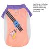 Mesh Dog T-Shirt Breathable Pet Clothes Contrasting Color Dog Shirt Summer Cool Dog Outfit with D-Ring for Small Dogs Puppies
